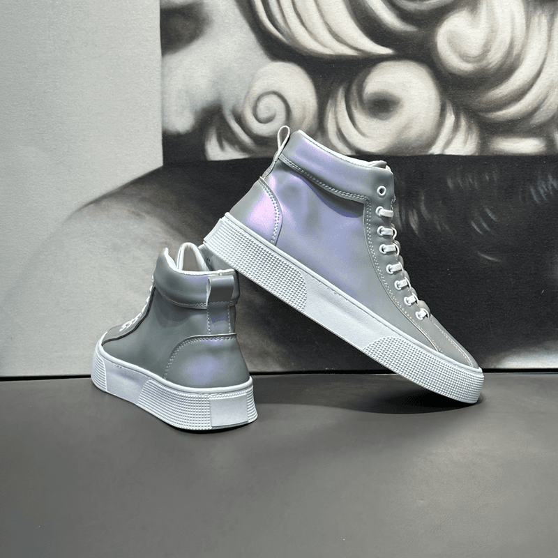 N0520 Men's high-top breathable and versatile casual shoes