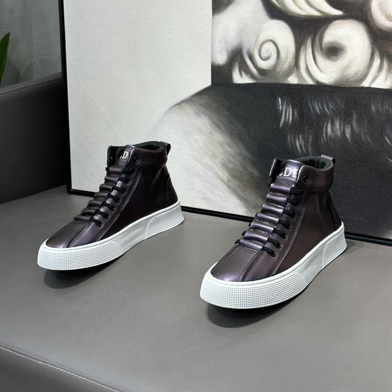 N0520 Men's high-top breathable and versatile casual shoes