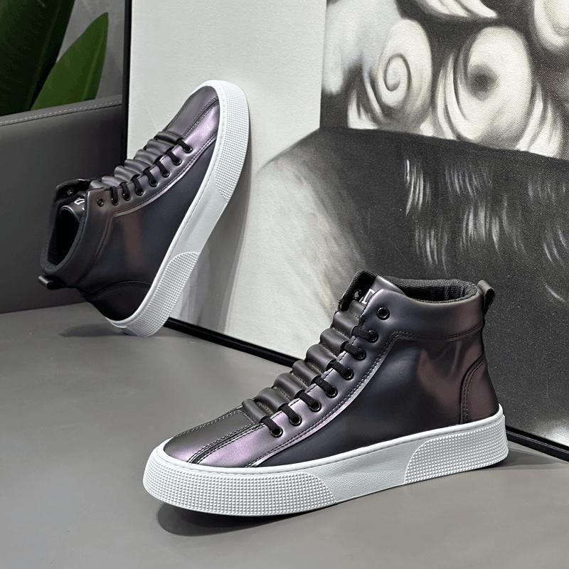 N0520 Men's high-top breathable and versatile casual shoes