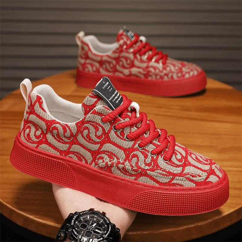N0520 Summer new men's printed casual shoes