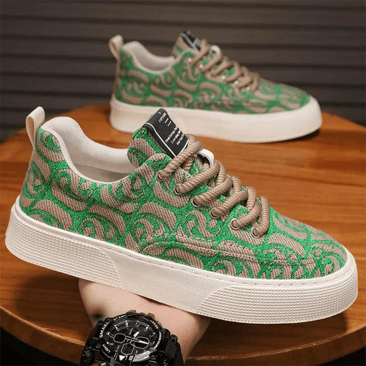 N0520 Summer new men's printed casual shoes