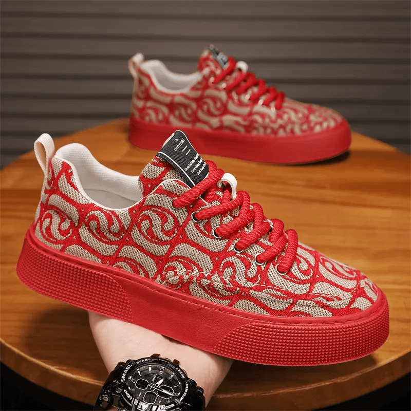 N0520 Summer new men's printed casual shoes