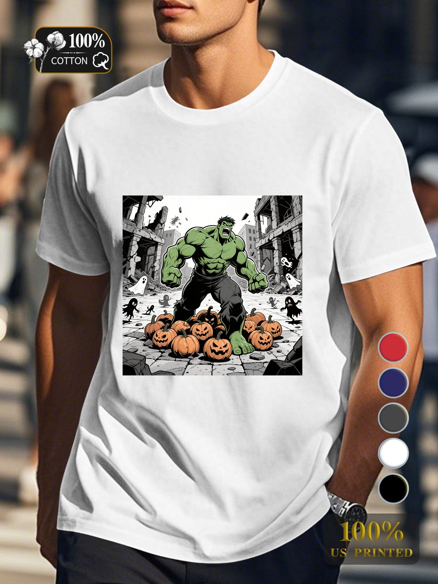 N0708 1 5 Men's pure cotton Tshirt Comfort Fit