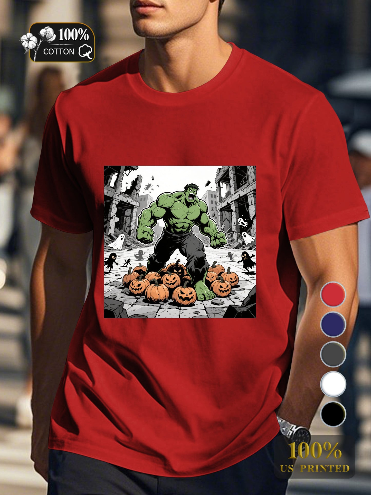 N0708 1 5 Men's pure cotton Tshirt Comfort Fit