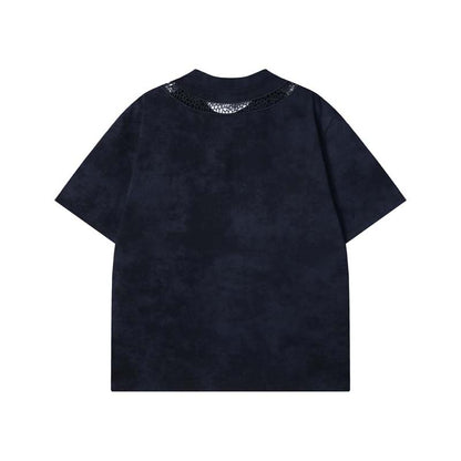 Men's Snake Hollowed Out Loose T-shirt