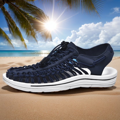 Men's Summer Braided Sandals Beach Shoes