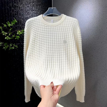 N1010 2024 new men's three-dimensional stitching sweater