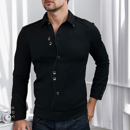 N1101 2024 new men's fashion light luxury handsome shirt