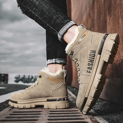 N1225 New winter men's non-slip sports cotton shoes