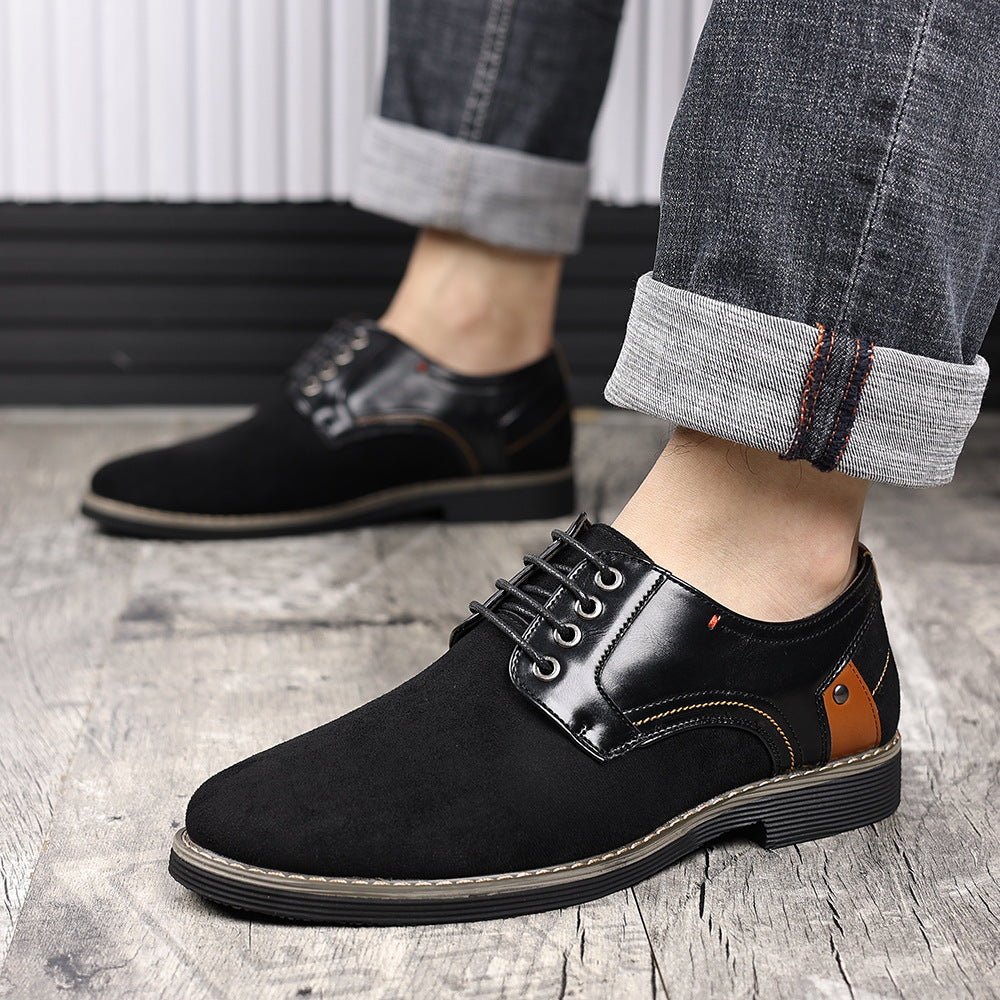 N0115 2025 Suede Men's Casual Leather Shoes