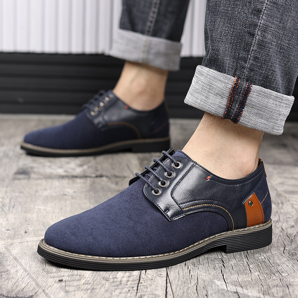 N0115 2025 Suede Men's Casual Leather Shoes