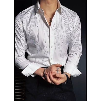 N0117 Men's Flowing Diamond Heavy Craft Shirt