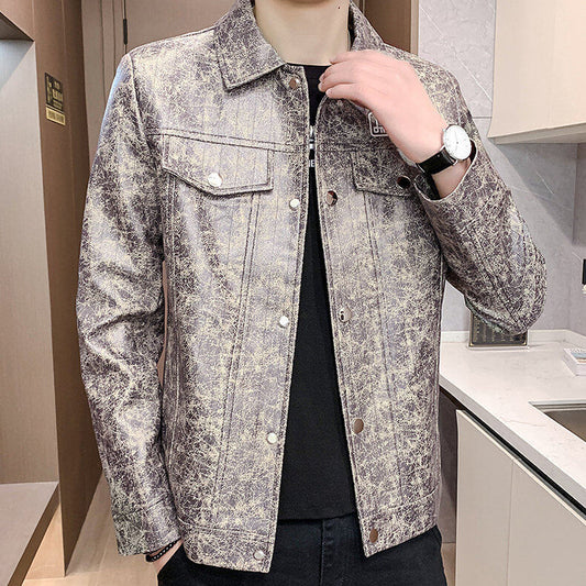 N0212 Men's casual lapel jacket
