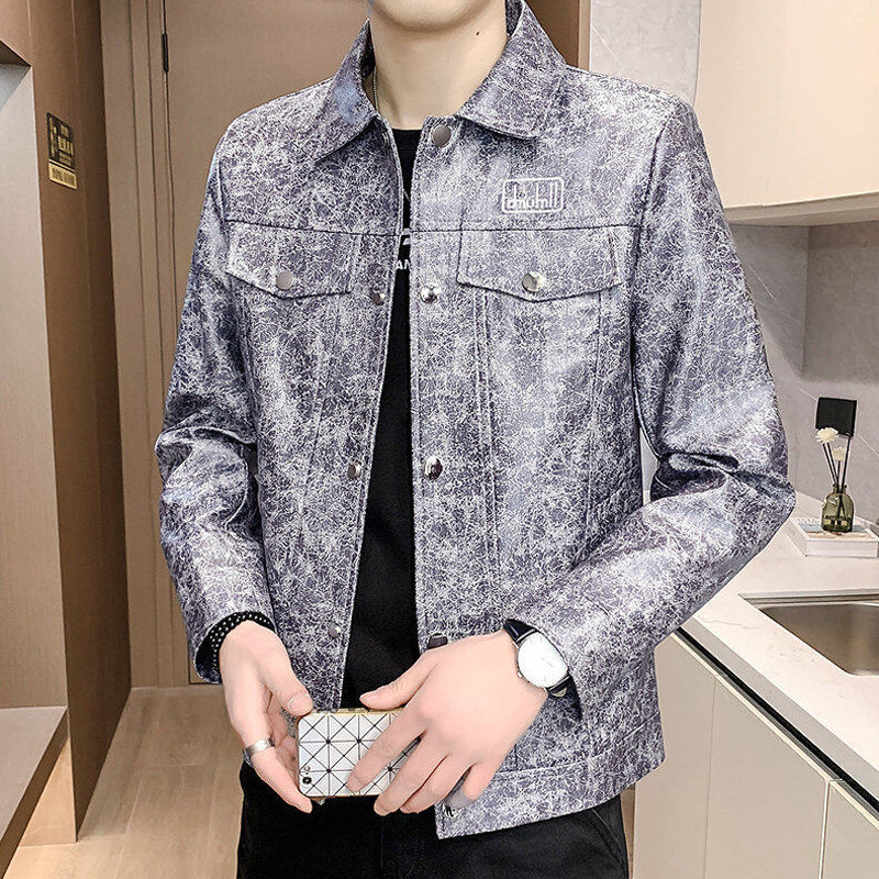 N0212 Men's casual lapel jacket