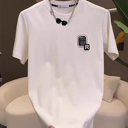 N0331 Summer Slim Fit Simple Printed T-shirt