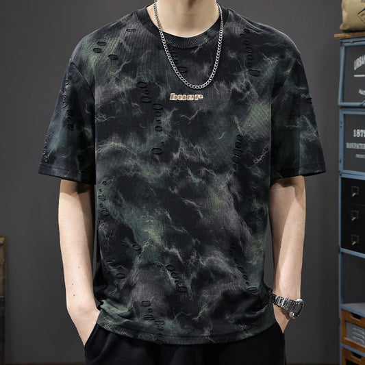 N0407 Summer trend tie-dye T-shirt