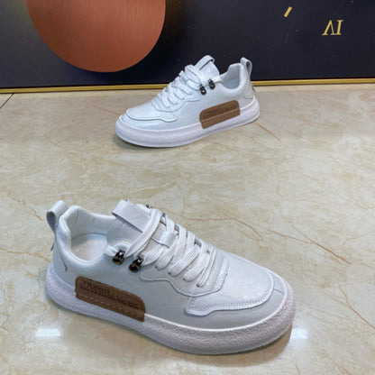 N0411 Men's new leather casual shoes
