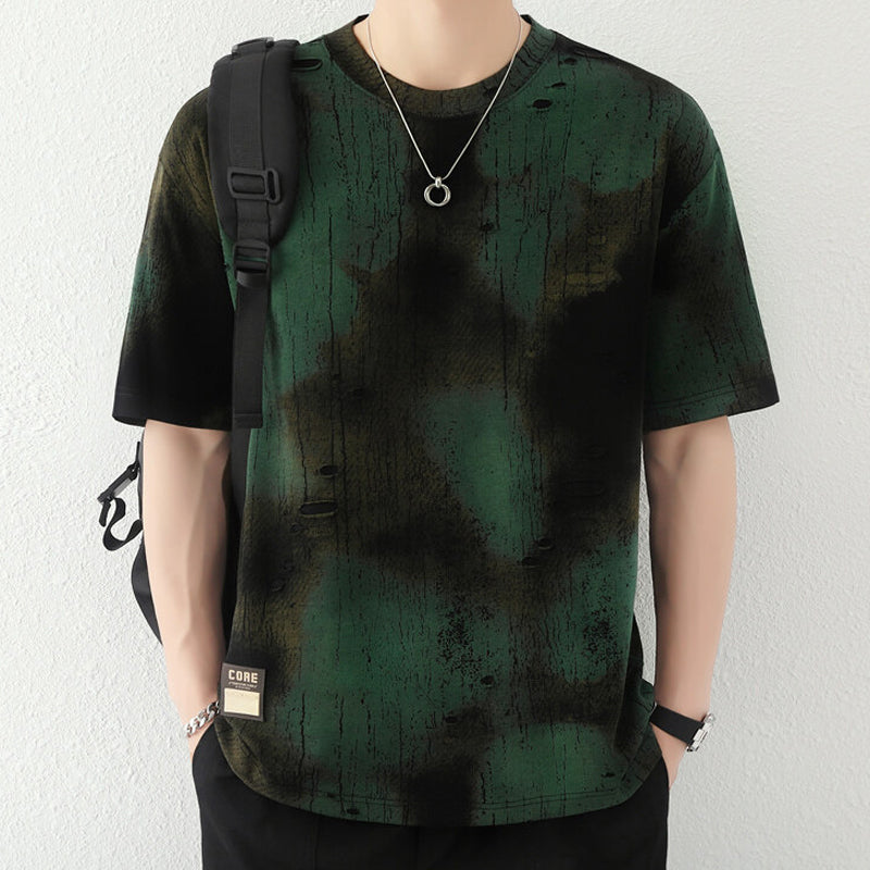 N0528 Men's stylish breathable short sleeve