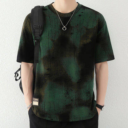 N0528 Men's stylish breathable short sleeve