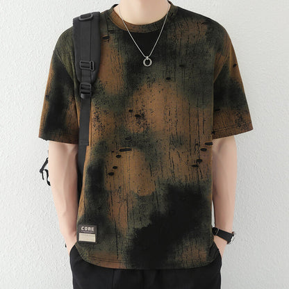 N0528 Men's stylish breathable short sleeve