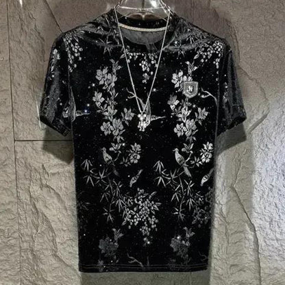 N0609 Men's trendy short-sleeved T-shirt