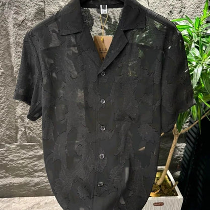 N0610 Men's simple and elegant thin short sleeve