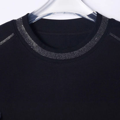 N0612 Solid color simple short-sleeved T-shirt