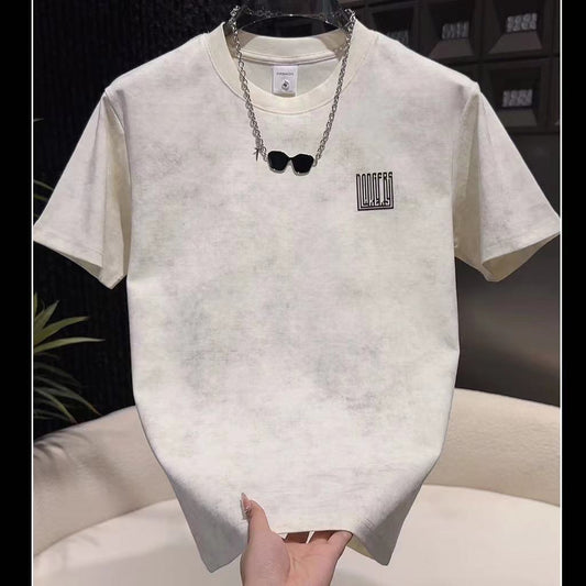 N0616 Men's tie-dye short sleeves