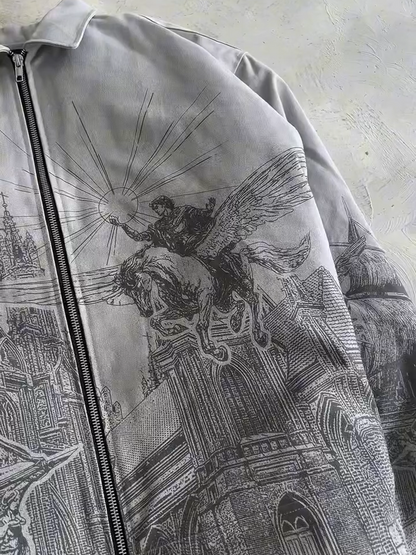 Gray Designer Jacket, Unisex