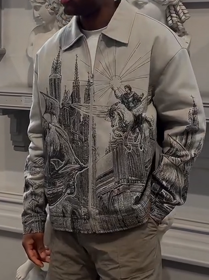 Gray Designer Jacket, Unisex