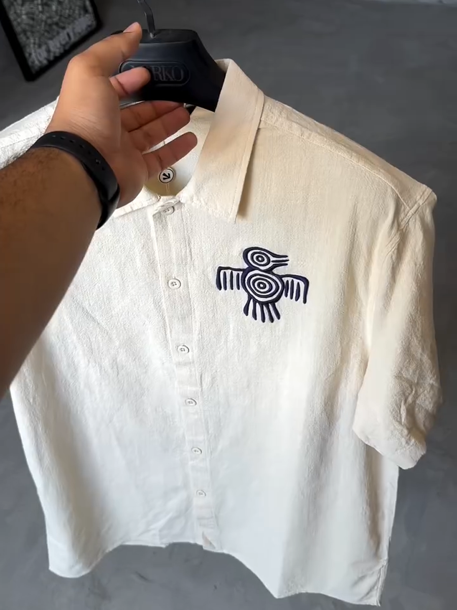 Casual Men's Linen Shirt