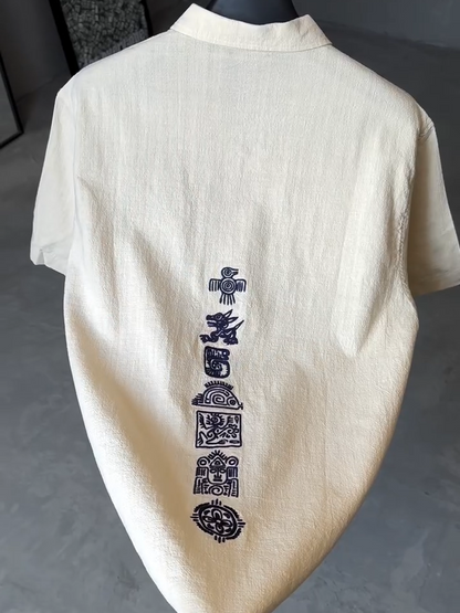 Casual Men's Linen Shirt