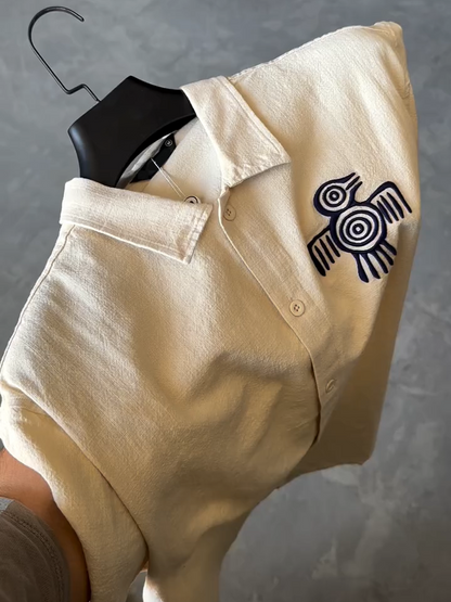 Casual Men's Linen Shirt