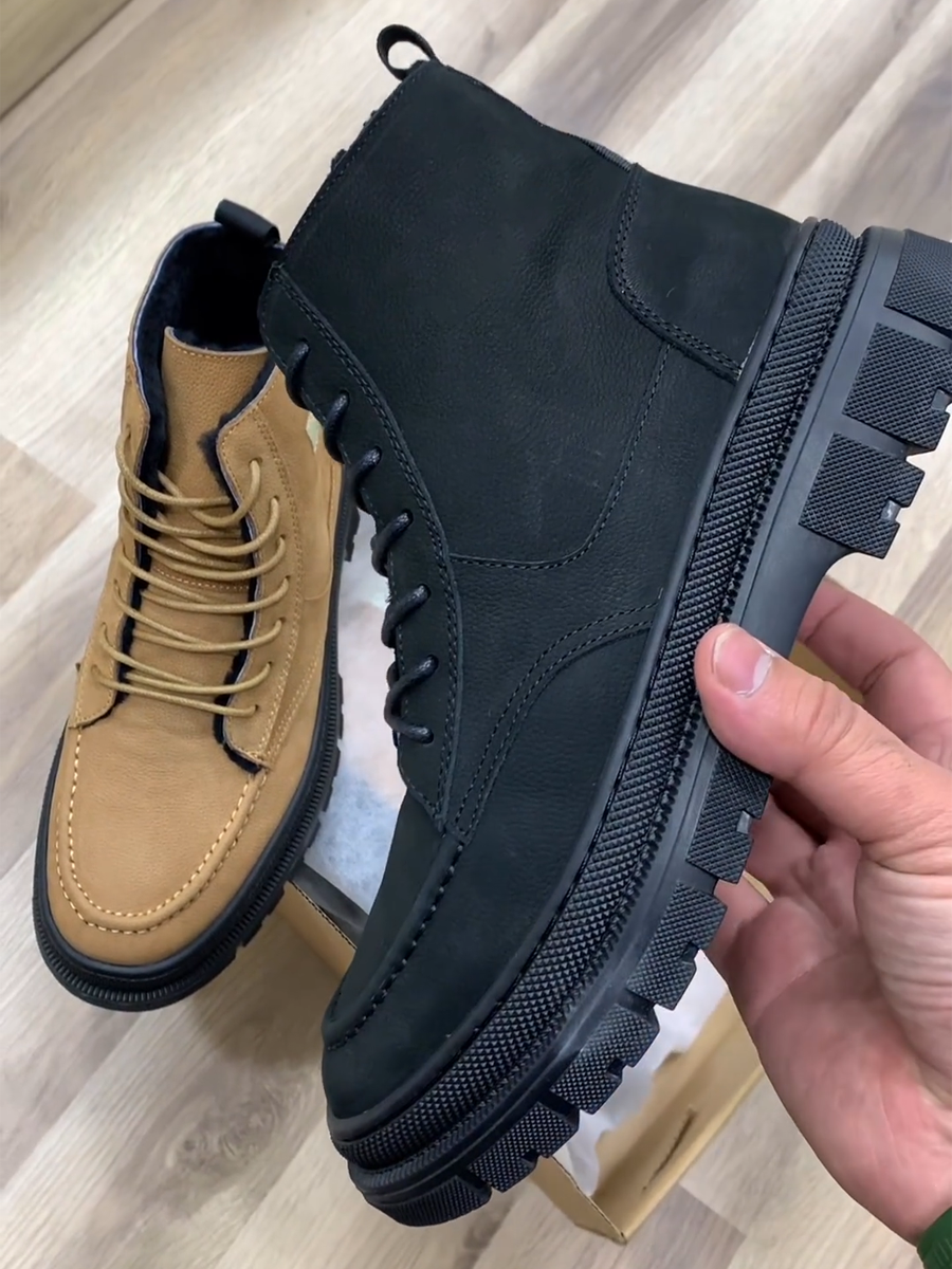 N82601 Men's Leather Lace