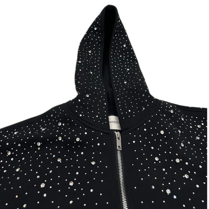 New Starry Sky Heavy Industry Hot Diamond Hooded Sweatshirt Unisex