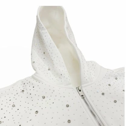 New Starry Sky Heavy Industry Hot Diamond Hooded Sweatshirt Unisex
