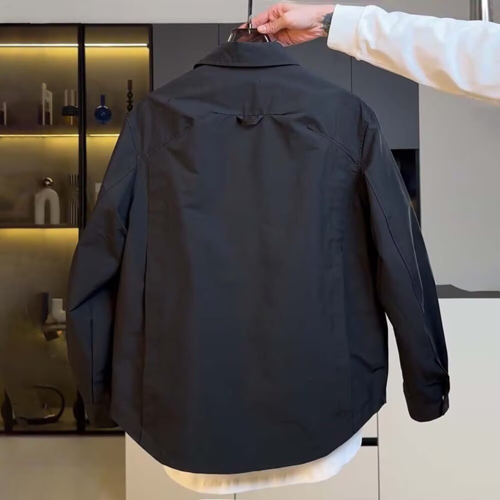 N92302 Simple Lapel Design Casual Jacket