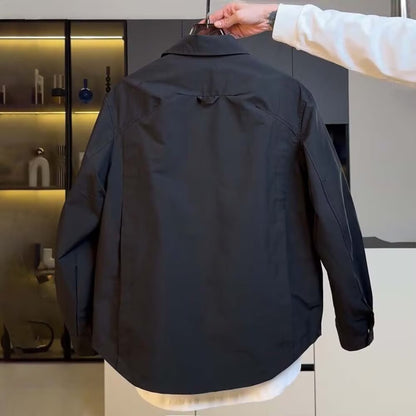 N92302 Simple Lapel Design Casual Jacket