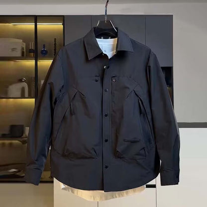 N92302 Simple Lapel Design Casual Jacket