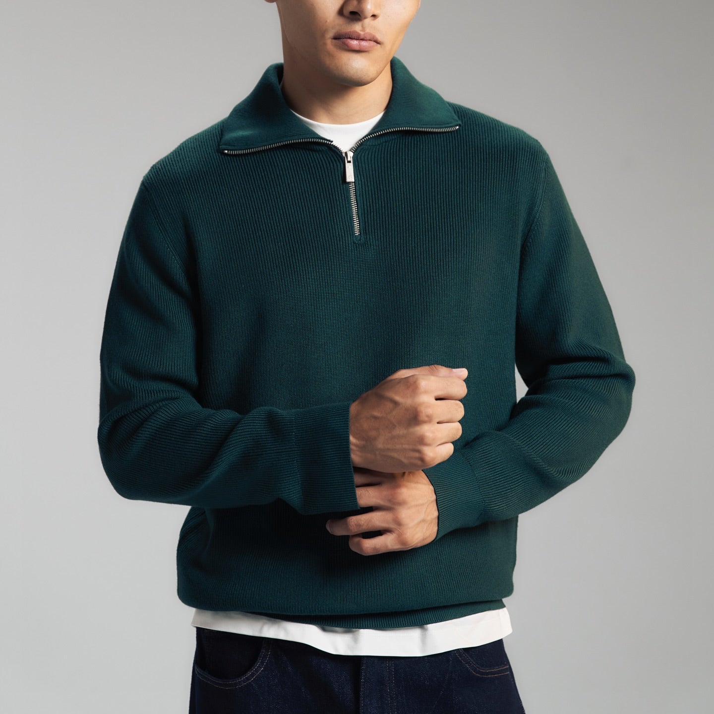 Men's Turtleneck Long-sleeved Sweater