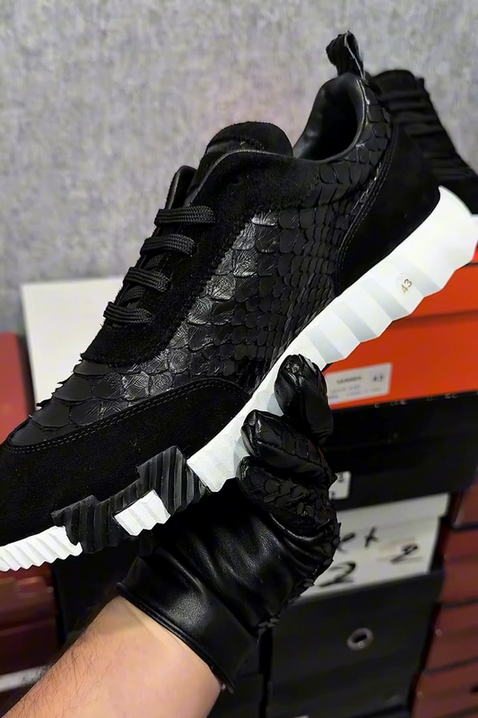 N111903 Crocodile Pattern Business Casual Leather Shoes