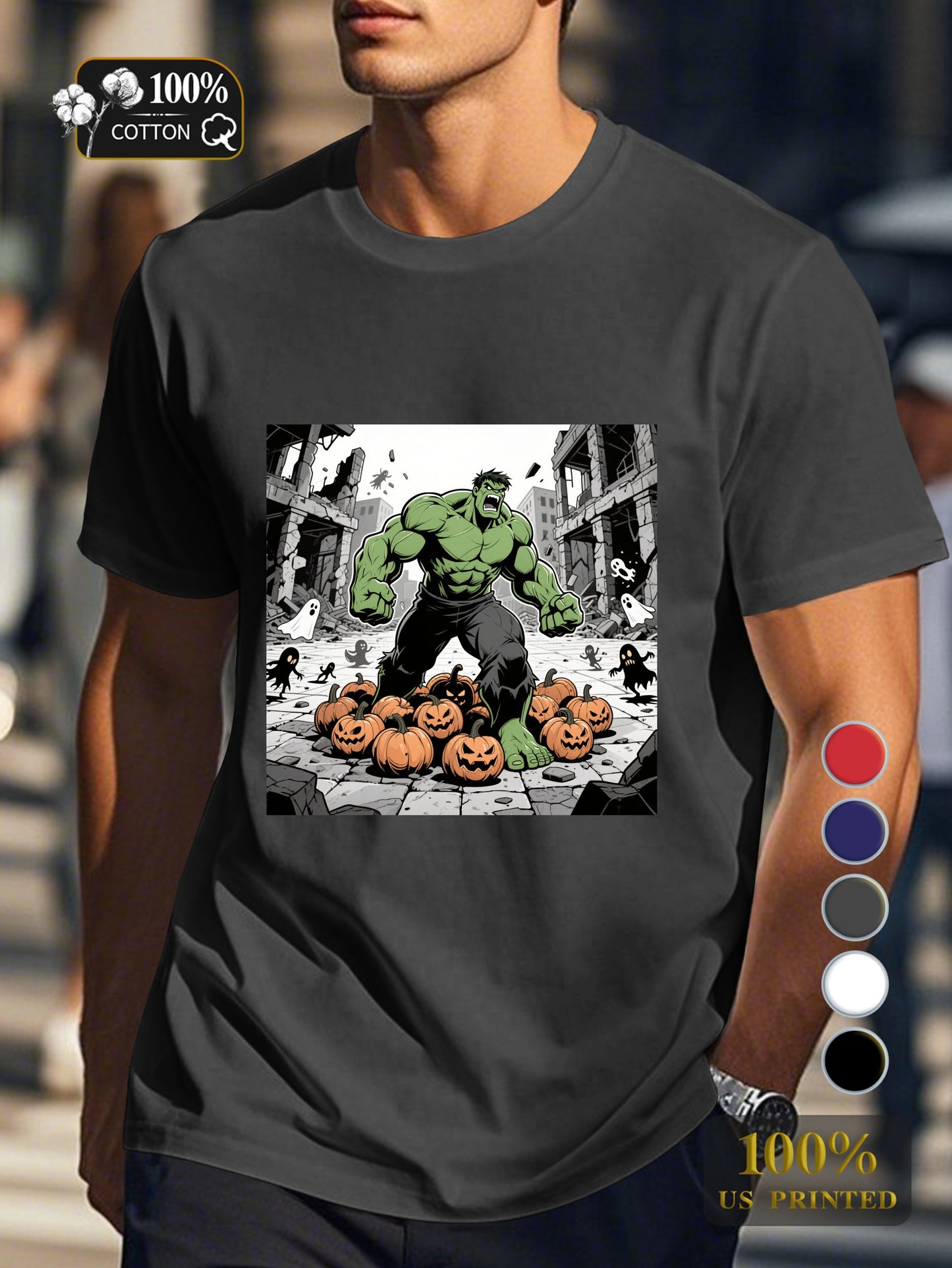 N0708 1 5 Men's pure cotton Tshirt Comfort Fit
