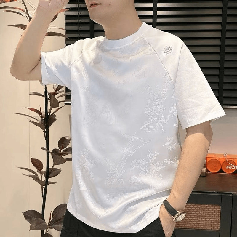 N0620 New summer trendy short-sleeved shirt