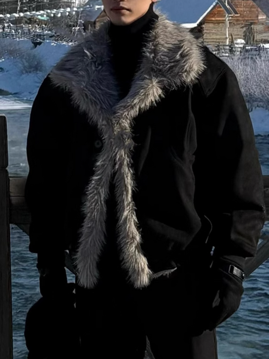 Winter Thick Lapel Cotton Jacket