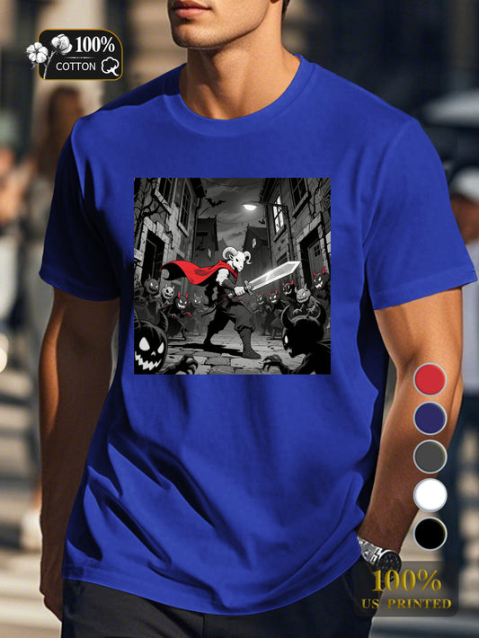 35 Aries--Men's pure cotton Tshirt Comfort Fit
