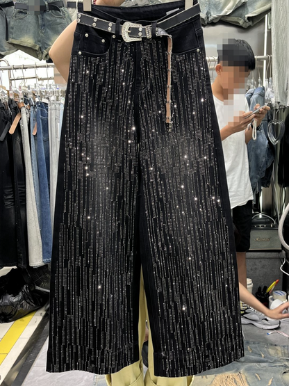 N101701 Rhinestone jeans