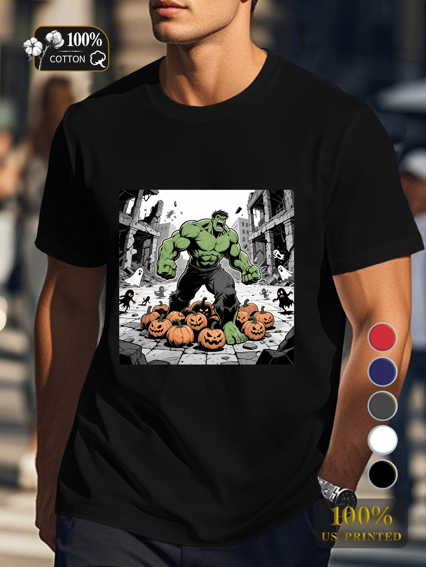 N0708 1 5 Men's pure cotton Tshirt Comfort Fit
