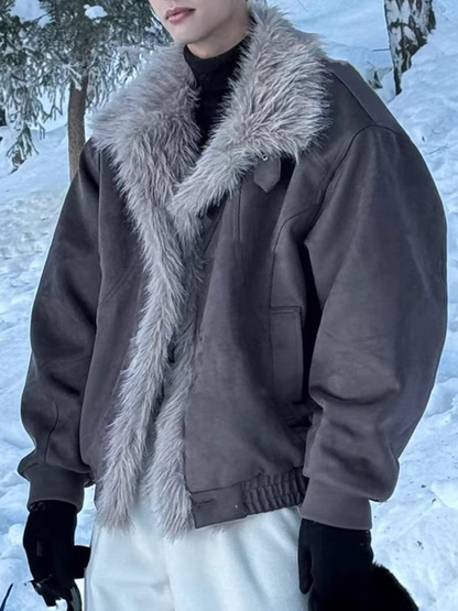 Winter Thick Lapel Cotton Jacket