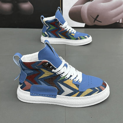 N0515 New high-top fashion breathable sneakers