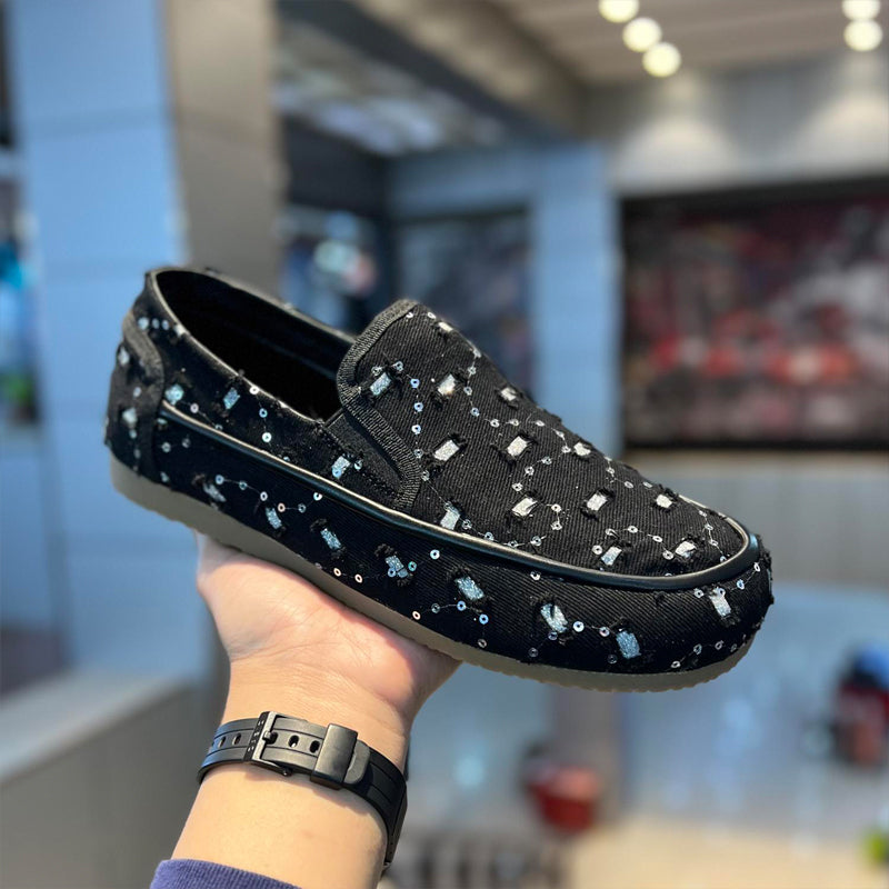 N0521 New rhinestone casual slip-on